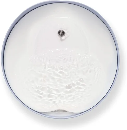Vista 4 de Catit PIXI - Fuente de agua para gatos con triple filtro y opciones ergonómicas para beber, color azul
