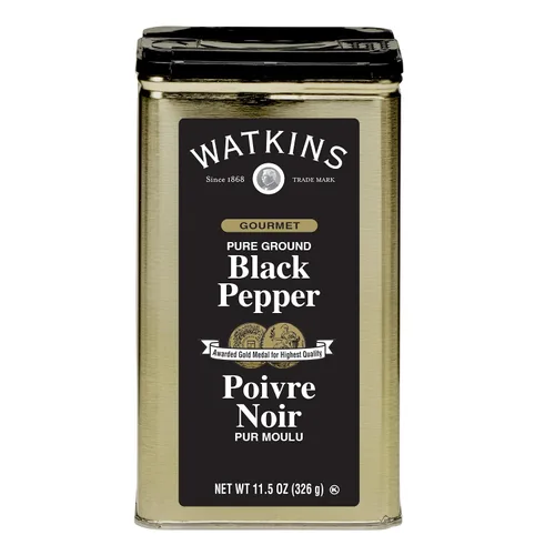 Vista 13 de Watkins Pimienta Negra Molida Pura, Kosher, Sin Gluten y Sin OGM, 4 Onzas (Paquete de 1)