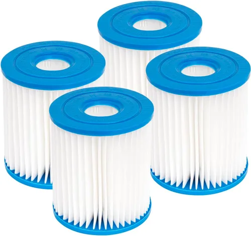 Vista 7 de WuYan Filtros de repuesto para bañera de hidromasaje Intex, filtro de bomba de piscina 28601/28602 para Intex tipo H 29007E Set cartucho de filtro