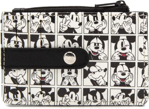Vista 16 de Buckle-Down, Disney, cartera para mujer con 3 ranuras para tarjetas, 1 cremallera para monedas, 1 ranura para identificación con ventana, 4.5 x 3.0