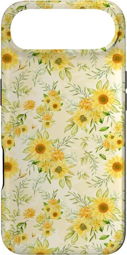 Vista 27 de Cute Sunflower Pattern Yellow Pastel Flower Case for iPhone 16