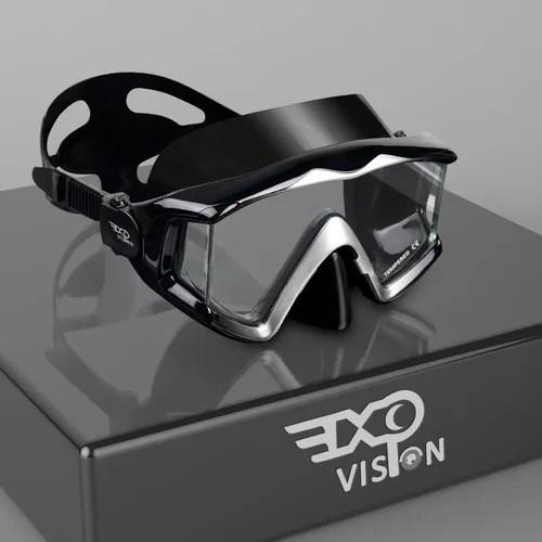 Vista 19 de Máscara de buceo Pano 3 para adultos, máscara de esnórquel de vidrio templado, máscara de natación antivaho sin fugas, gafas de natación con Azul