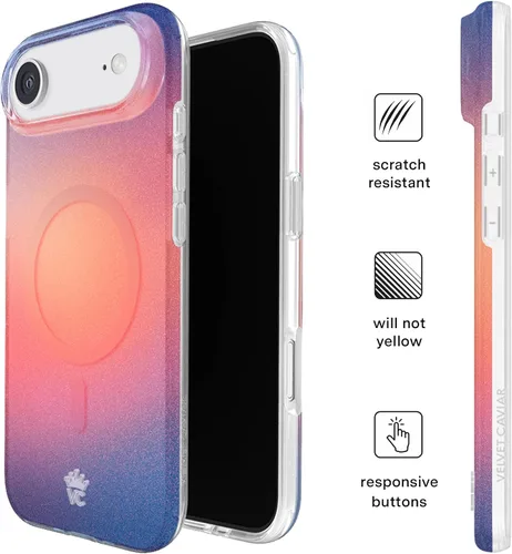 Vista 858 de VELVET CAVIAR Funda para iPhone 15, compatible con MagSafe, probada contra caídas de 10 pies, fundas protectoras de diseño, leopardo color rosa