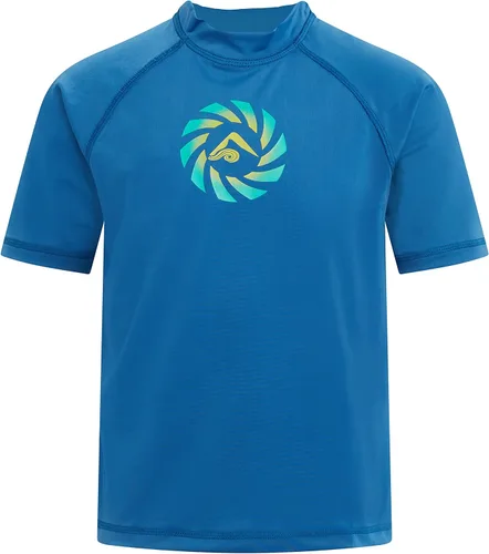 Vista 17 de Kanu Surf Boys Haywire UPF 50+ Sun Protective Rashguard Swim Shirt Estrellas Alaska Blue