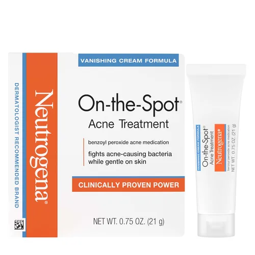 Vista 2 de Tratamiento Neutrogena on the Spot para el acné. Fórmula para la desaparición. 0.75 oz., paquete de de 1