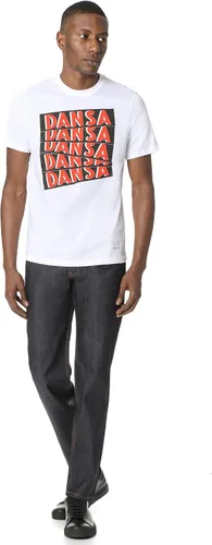 Vista 4 de Naked & Famous Denim Jeans Easy Guy Laid Back Fit para hombre en orillo elástico de 11 onzas