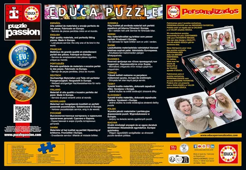 Vista 4 de Educa - Puesta de sol en París - Rompecabezas de 3000 piezas - Pegamento para rompecabezas incluido - La imagen completa mide 47.25 x 33.5 pulgadas