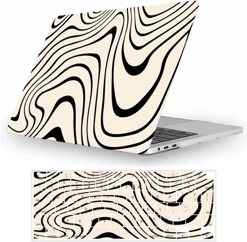 Vista 26 de Fancity Funda compatible con MacBook Pro de 13 pulgadas con Touch Bar versión 2022-2016, chip M2 M1 A2338/A2289/A2251/A2159/A1989/A1706, carcasa
