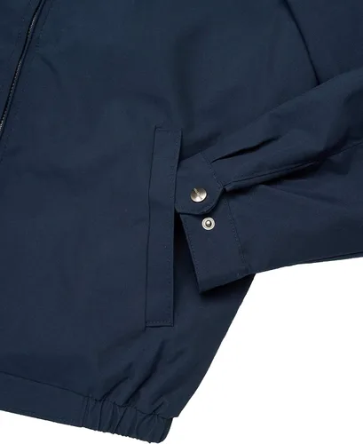 Vista 4 de Perry Ellis Chaqueta para hombre, casual, ligera, resistente al agua, de microfibra, rompevientos (S-XL)