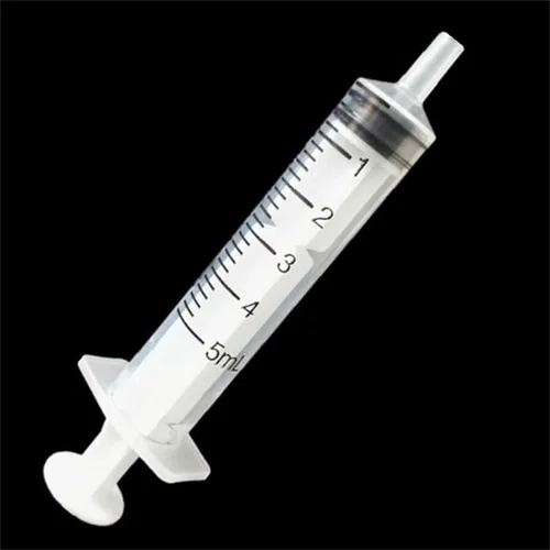 Vista 5 de 20 jeringas de plástico de 0.3 fl oz y 0.3 onzas líquidas con tapas, múltiples usos para medición, medición, dispensación, riego, recarga