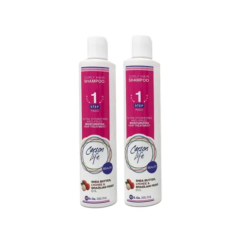 Vista 10 de Carson Life Acondicionador para cabello rizado, sin parabenos ni sulfatos, 10 onzas, diseñado para cabello rizado y ondulado, manteca de karité