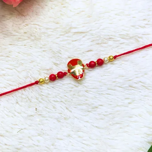 Vista 5 de AKRITSANS Iron Man Rakhi para hermano Marvel Rakhi hilo para Bhai Bhabhi Bhaiya y Bhatiji Veera Pulsera Raksha Bandhan Rakhi para hermano, hermana