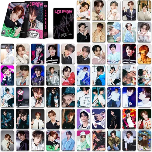 Vista 3 de KPOPBP Stray Kids Tarjetas Fotográficas 60 PCS SKZ Rock Star Álbum Tarjetas de Fotos con 32 PCS Pegatinas Regalo KPOP Tarjetas Lomo Mercancía