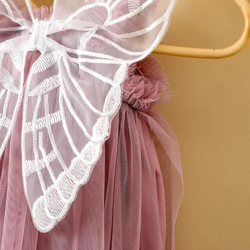Vista 7 de Vestido de Halloween para bebés y niñas pequeñas, vestido de tutú de hada, disfraz de princesa, disfraz de princesa, 6M-4T