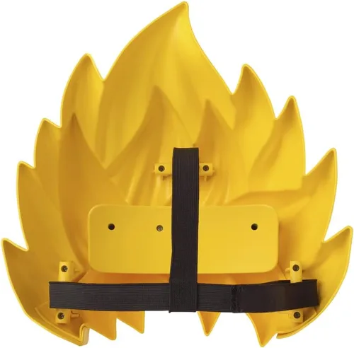 Vista 2 de Dragon Ball Super Saiyan Goku Peluca de cabello rubio para disfraz de anime y cosplay, 37186, multicolor