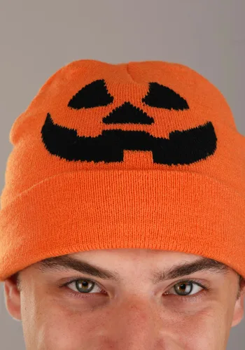 Vista 2 de Gorro de Adulto de Halloween Jack-O-Lantern Multicolor