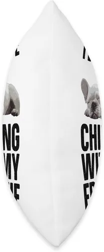 Vista 2 de French Bulldog Gift Frenchie Accessories Dog Stuff Art for Men Women French Bulldog Frenchie - Almohada de 16 x 16 pulgadas, multicolor