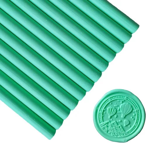 Vista 18 de 12 barras de cera para sellar pistola de pegamento para sello de cera, palos de cera PORXFLY Seal ideales para sobres de tarjetas, envoltura de Negro