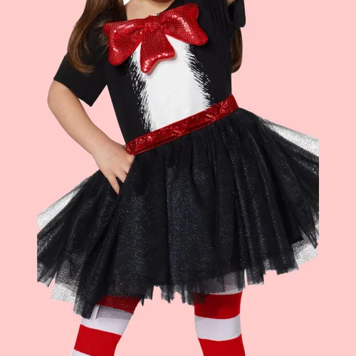 Vista 3 de Spirit Halloween Dr. Suess - Disfraz de gato con sombrero para niño pequeño, con licencia oficial, disfraz de grupo, disfraz de gato en el sombrero