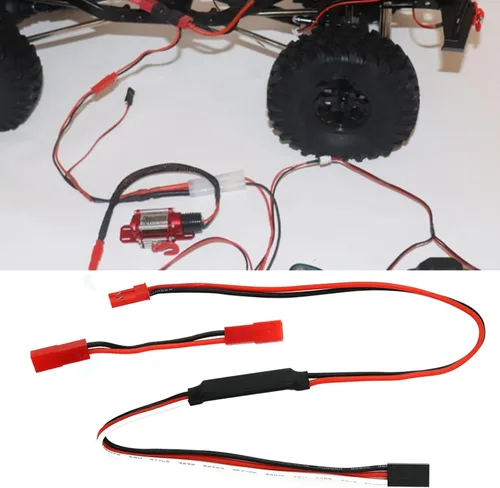 Vista 5 de Control remoto de cabrestante duradero, controlador de cabrestante plplaaoo con enchufe adaptador, accesorio de piezas universales, apto