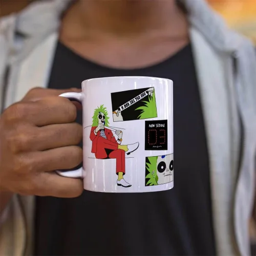 Vista 279 de Trend Setters Friends the Television Show – 25 años – Mercancía oficial – Taza de café o té de cerámica blanca de 11 onzas – perfecta para regalar