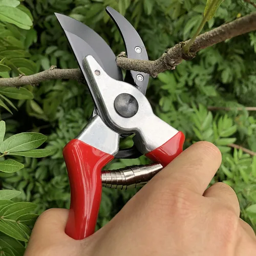 Vista 5 de Tijeras podadoras profesionales con filo profesional Gonicc de 8 pulgadas (GPPS-1002), tijeras podadoras para árbol, cortadora de mano, tijeras