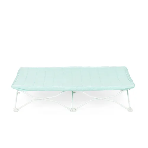 Vista 3 de Regalo My Cot® Cama portátil para niños pequeños con sábana bajera, cama plegable de viaje para niños y cuna de campamento, incluye sábana acolchada