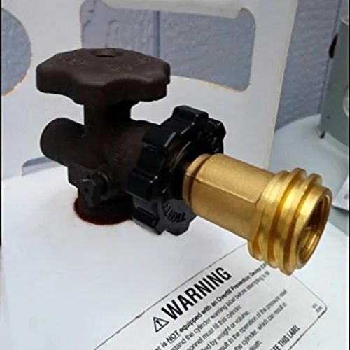 Vista 5 de Onlyfire adaptadores para tanque de propano universal POL a QCC1 con llave para ajustar de estilo viejo a nuevo