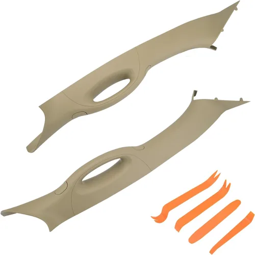 Vista 8 de HQPASFY A Pillar Moldura Interior Manija Lado del Conductor Compatible con Ford F150 2004-2008 Lincoln Mark LT 2006-2008 Reemplazo# 4L3Z1503599AAC