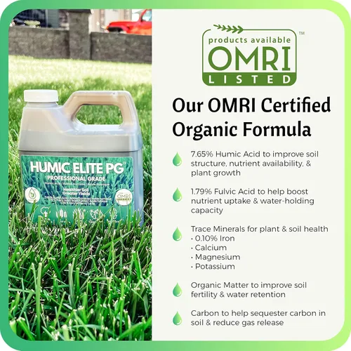 Vista 5 de FoliarTech - Fertilizante orgánico de ácido húmico para césped, mezcla mineral húmica fúlvica para árboles, arbustos, ornamentales, verduras