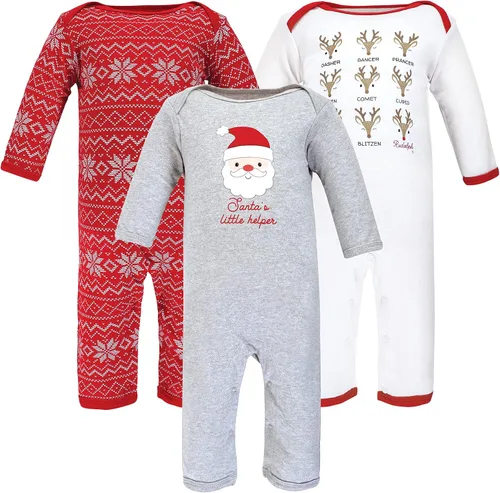 Vista 50 de Hudson Baby - Overol unisex de algodón para bebé Manzana
