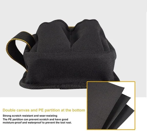 Vista 2 de Bolsa de cinturón de almacenamiento de herramientas de hardware Bolsa de herramientas de electricista multifuncional with Portable Oxford Cloth