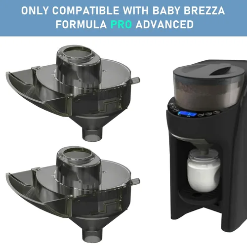 Vista 5 de Dispensador de fórmula para bebés embudo de repuesto compatible con modelos Baby Brezza Formula Pro Advanced y Pro Advanced WiFi, embudo de repuesto
