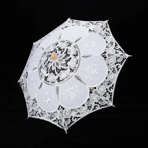 Vista 3 de Paraguas de encaje negro, sombrilla plegable de encaje hecho a mano, para boda, novia, para mujeres, decoración de fiesta, baile, fotografía