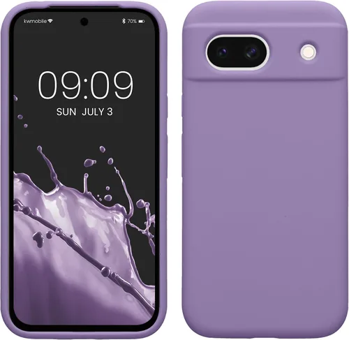 Vista 129 de kwmobile Funda Compatible con Google Pixel 6 Pro - Funda de Teléfono de Silicona TPU con Acabado Suave - Azul Caribe