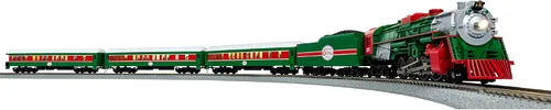 Vista 3 de Juego de tren Lionel Christmas Express LionChief Bluetooth eléctrico de calibre HO con control remoto, multicolor