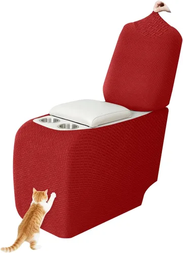 Vista 118 de ALIECOM Fundas 100% impermeables para sofá seccional reclinable, forma de L, elásticas, para esquina, funda para sofá seccional reclinable, lavable