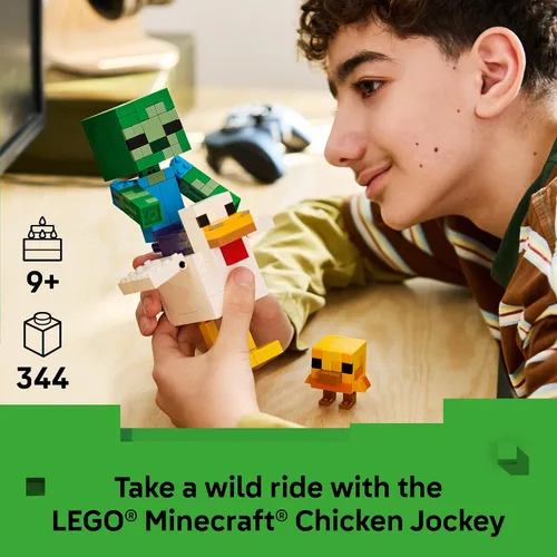 Vista 2 de LEGO Minecraft Chicken Jockey 21582