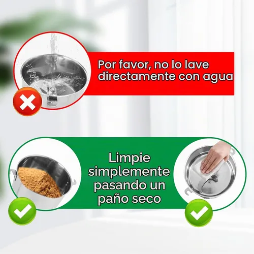 Vista 6 de Molinillo de Grano Eléctrico de 2000W - Molinillo de Alimentos de Acero Inoxidable de Alta Velocidad de 550g para Café, Especias, Frutos Secos