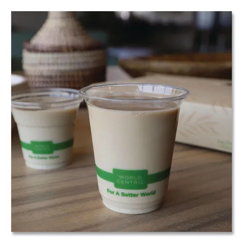 Vista 7 de World Centric CP-CS-9Q - Vasos Ingeo 100 % compostables