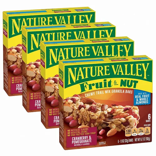 Vista 19 de Nature Valley Barras de granola de frutas y nueces, cereza de chocolate oscuro, 6 unidades, 7.4 onzas