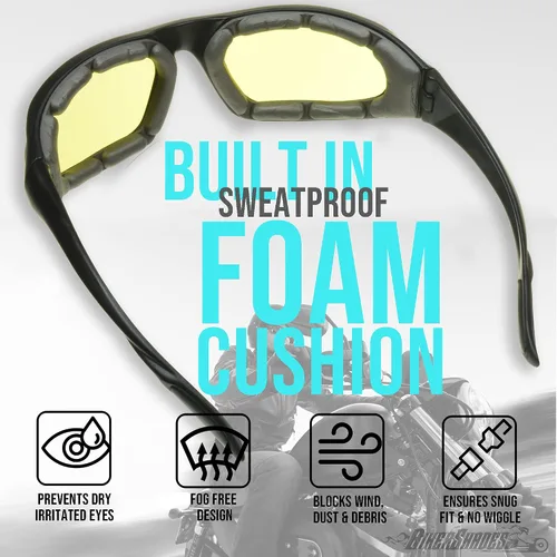 Vista 3 de Gafas protectoras para motociclistas con protección contra los rayos ultravioletas