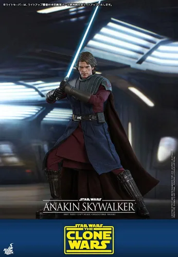 Vista 3 de Hot Toys 1:6 Anakin Skywalker - Star Wars: The Clone Wars, multicolor