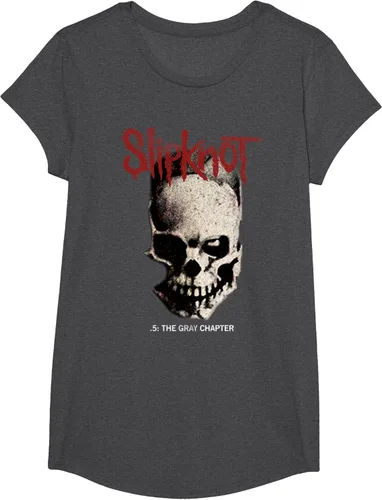 Vista 126 de Slipknot Tribal Calavera playera, niños 12, Rojo