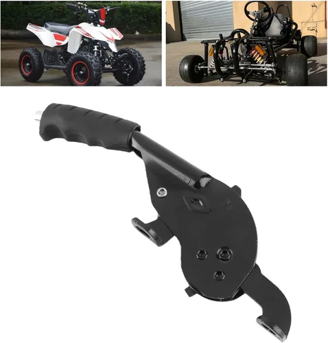 Vista 7 de Qiilu Palanca de freno delantera, manija universal, palanca de freno frontal, freno de mano, apto para Kart ATV Moto Tercera Rueda Vehículo Eléctrico