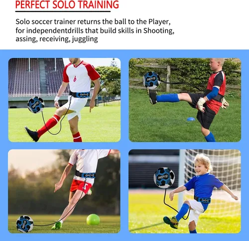 Vista 5 de IHEPYQ Juego de equipos de entrenamiento de agilidad de fútbol, escalera de agilidad de 12 peldaños de 20 pies, 12 conos de disco, 4 estacas