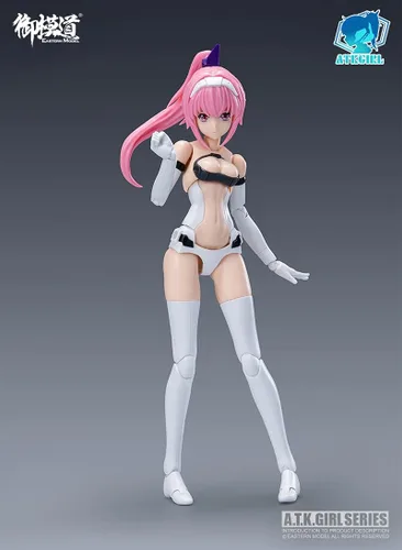 Vista 2 de Personaje original: Modelo oriental A.T.K. Girl Azure Dragon Modelo Kit