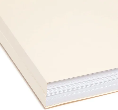 Vista 5 de Smead Carpetas de archivos, pestaña reforzada de corte de 1/3, expansión de 1-1/2 pulgadas, tamaño legal, Manila, 50 por caja (15405)