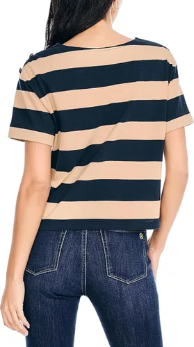 Vista 2 de Nautica Top de rayas rugby para mujer