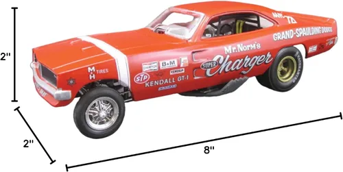Vista 6 de Polar Lights Mr. Norm 1969 Dodge Charger Funny Car Kit de modelo a escala 1:25